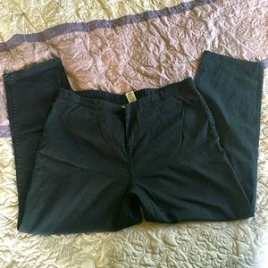 White Stag Pull-on Pinstripe Dress Pants